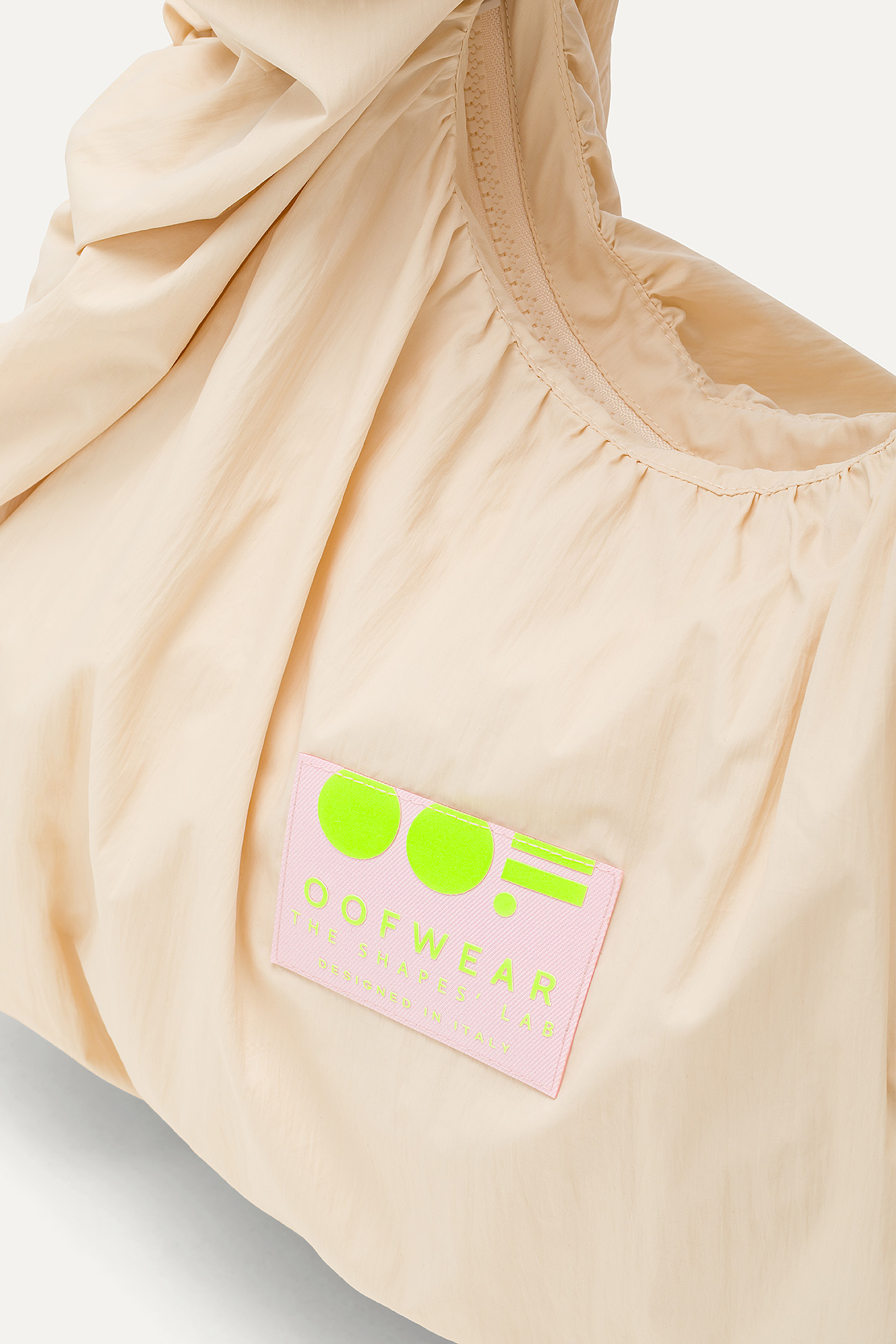 SHOULDER BAG IN CRINKLE NYLON WATER REPELLENT 3079 - CREAM - OOF WEAR