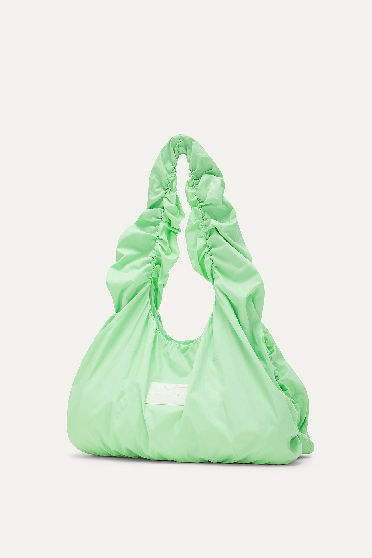 SHOULDER BAG IN CRINKLE NYLON WATER REPELLENT 3079 - MINT GREEN - OOF WEAR