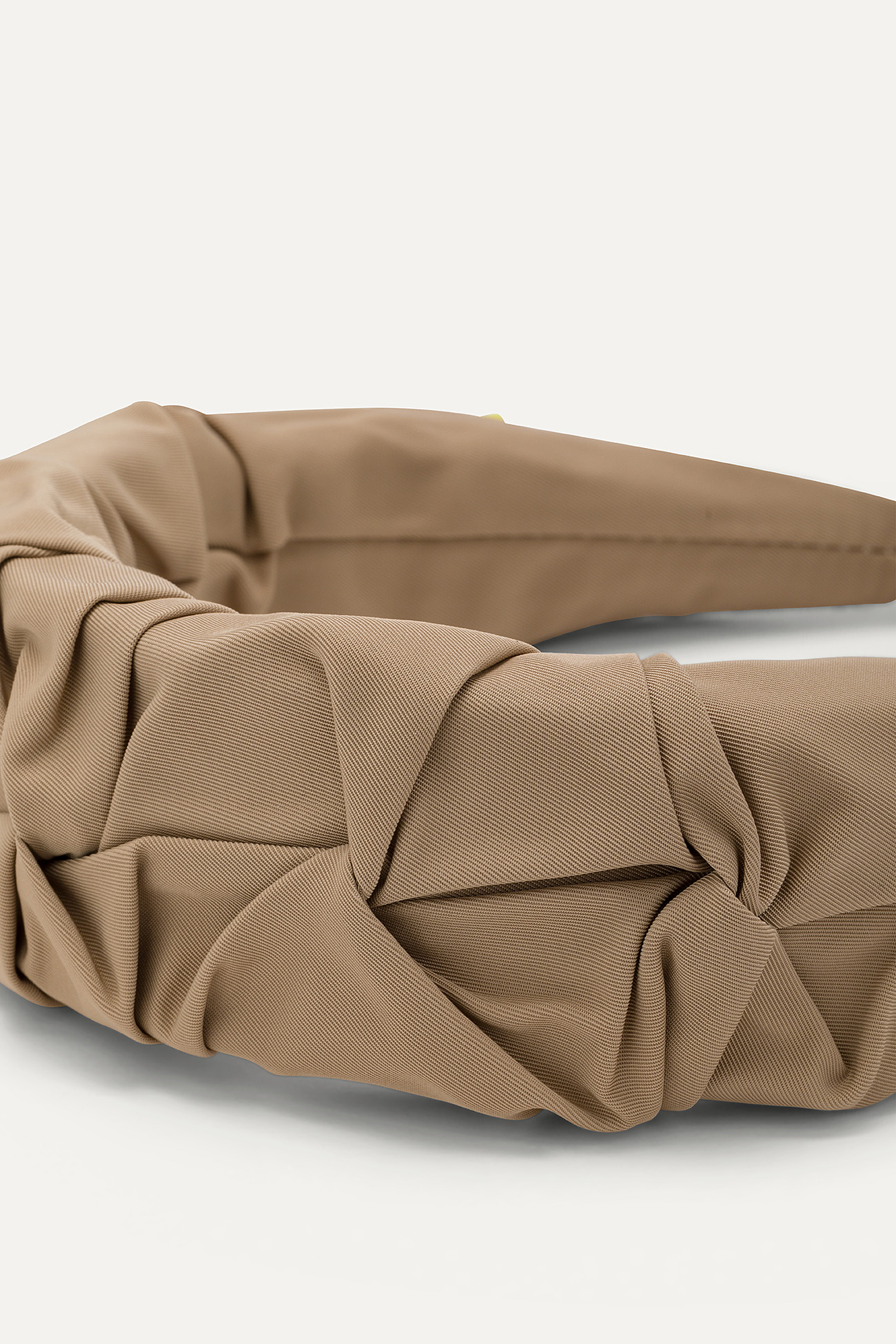 RUCHED NYLON MEMORY HEADBAND 2007 - BEIGE - OOF WEAR