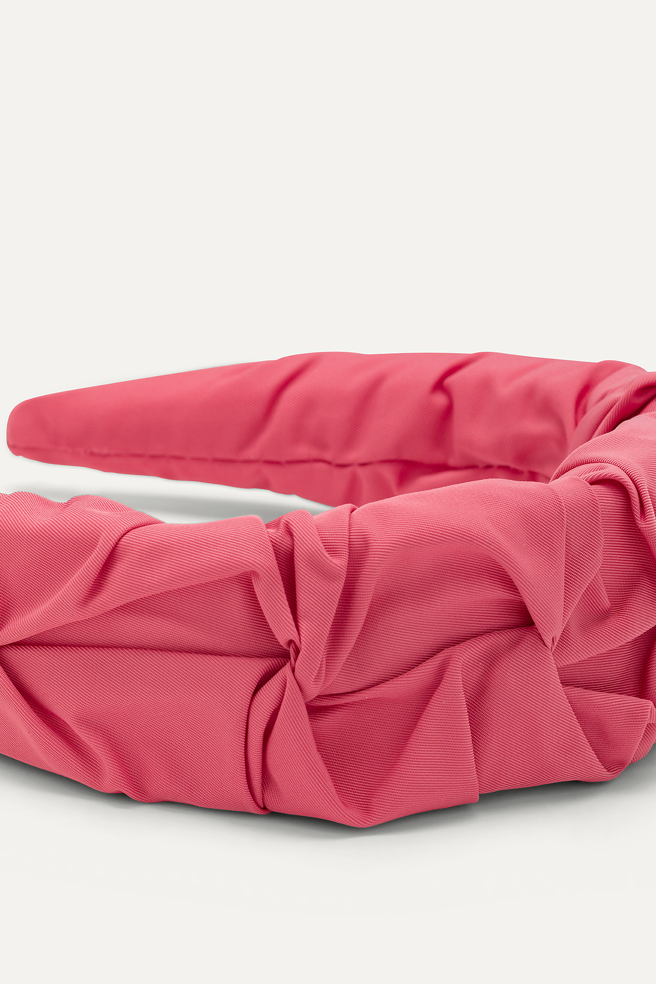 RUCHED NYLON MEMORY HEADBAND 2007 - ANTIQUE PINK - OOF WEAR