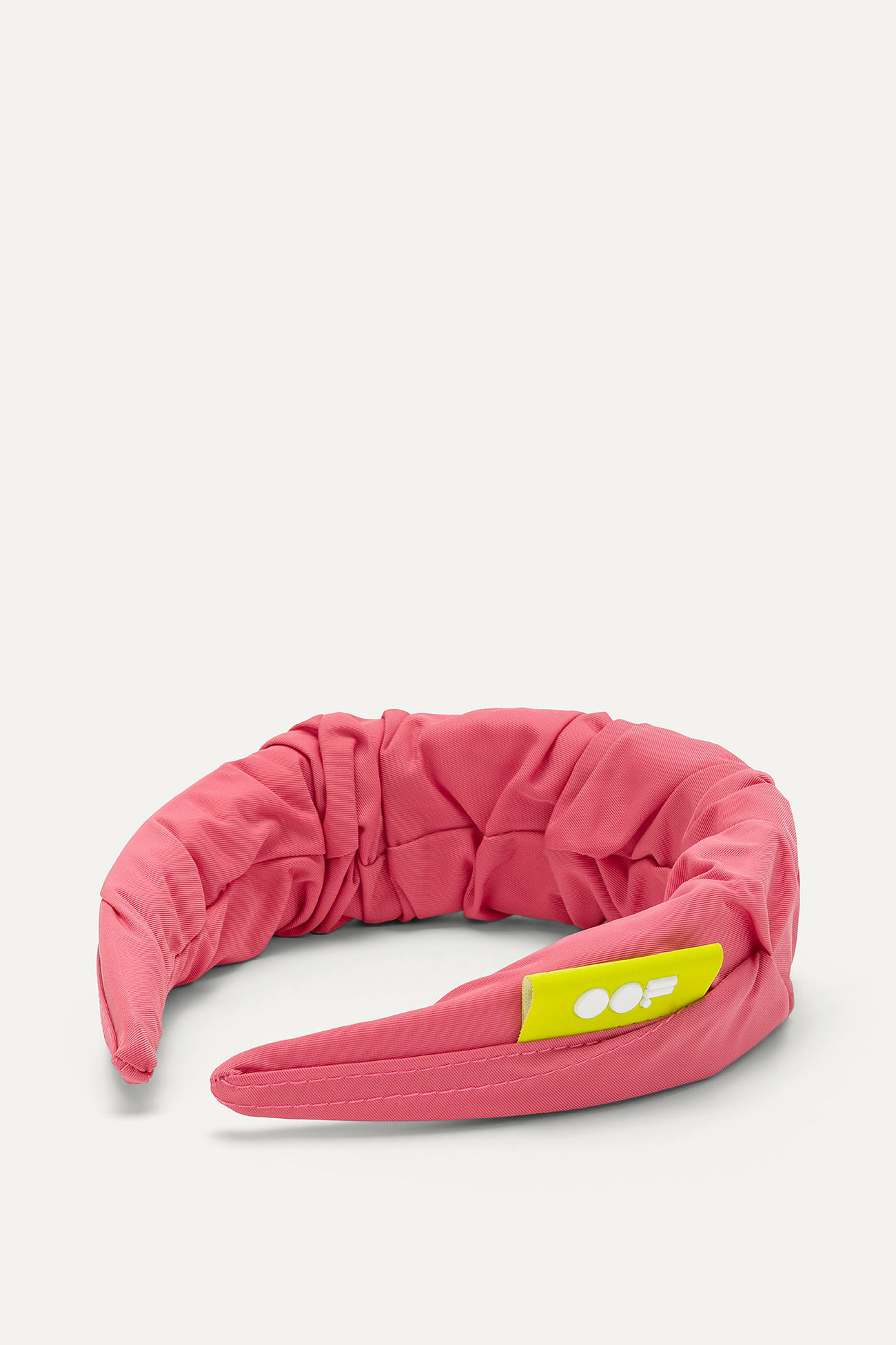 RUCHED NYLON MEMORY HEADBAND 2007 - ANTIQUE PINK - OOF WEAR