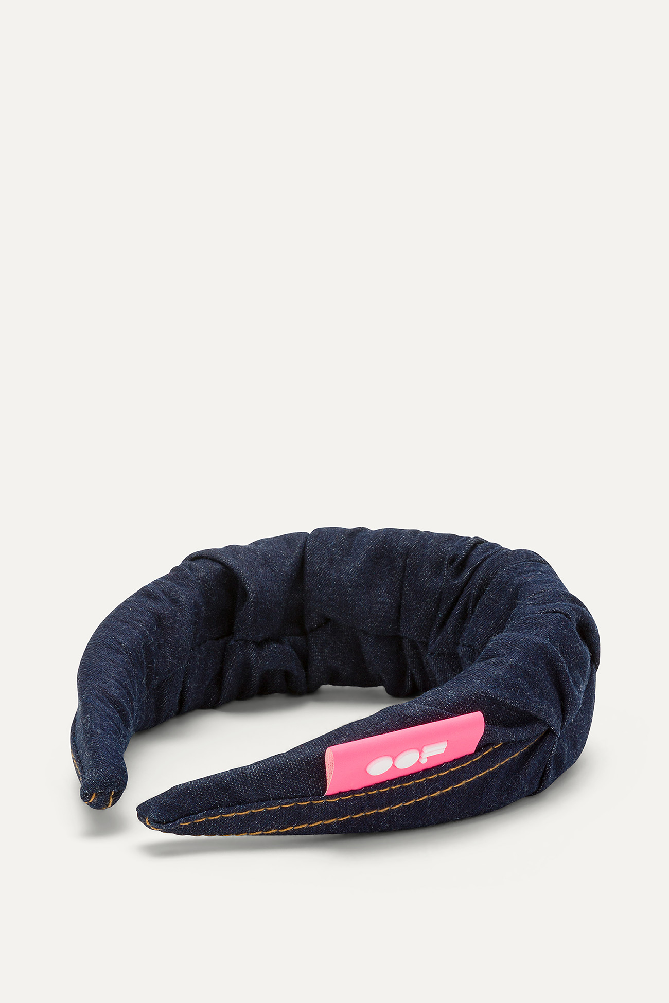 RUCHED DENIM HEADBAND 2007 - DARK BLUE - OOF WEAR