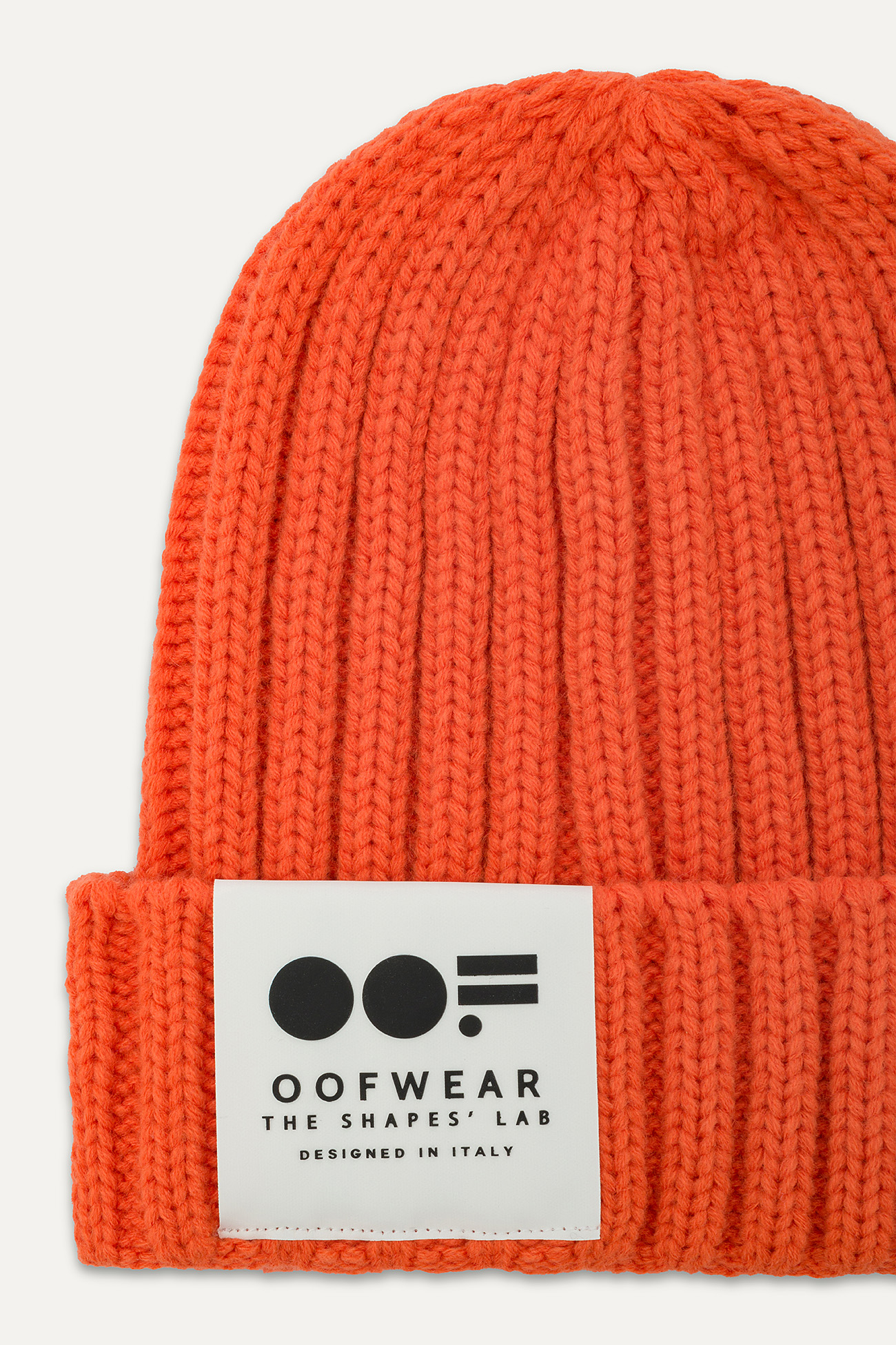 RIB KNIT BEANIE 2014 - ORANGE - OOF WEAR