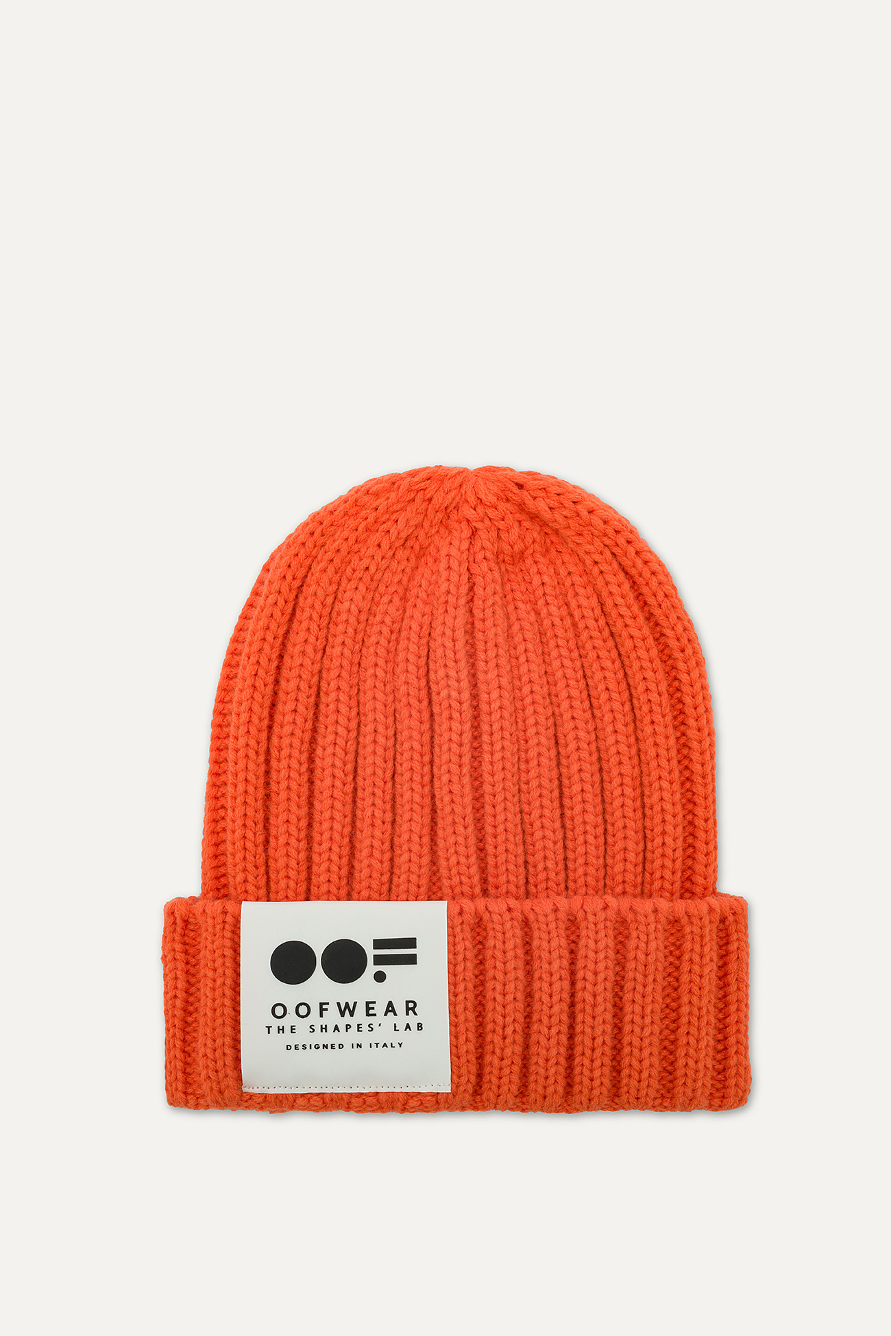 RIB KNIT BEANIE 2014 - ORANGE - OOF WEAR