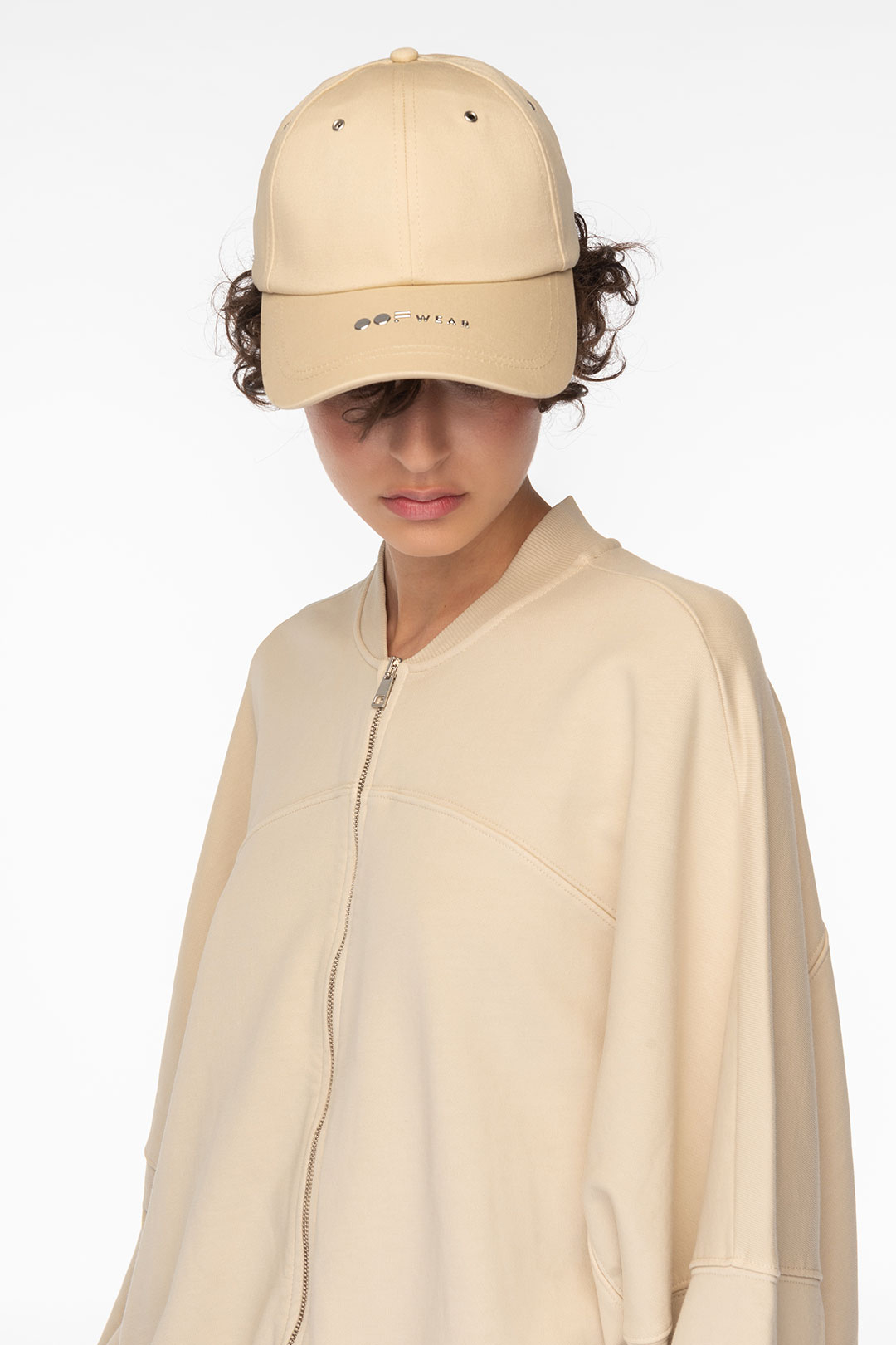 CANVAS CAP WITH PEAK 2019 - BEIGE - OOF WEAR