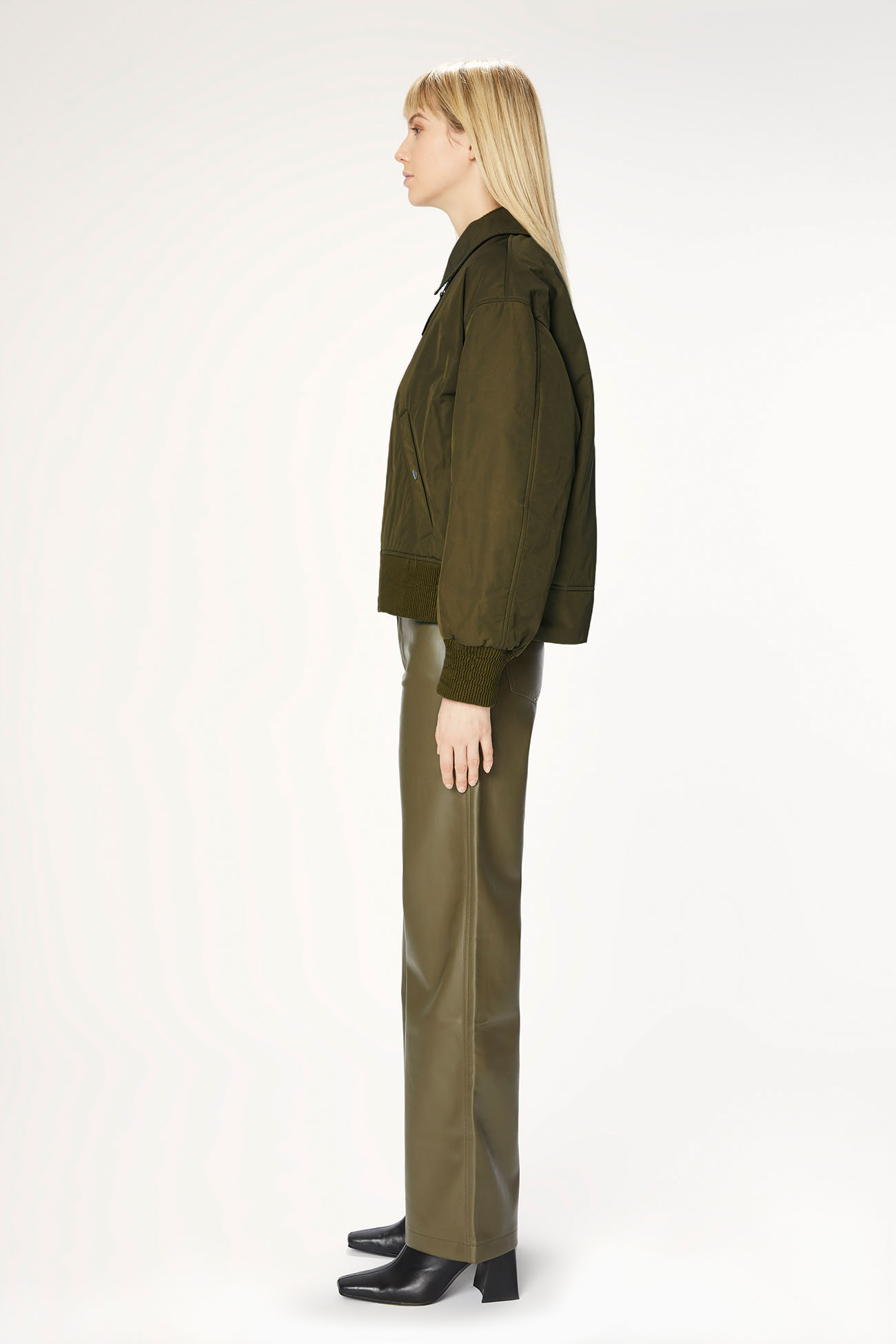 JACKET 9166 MADE IN NYLON MEMORY - ARMY GREEN - OOF WEAR