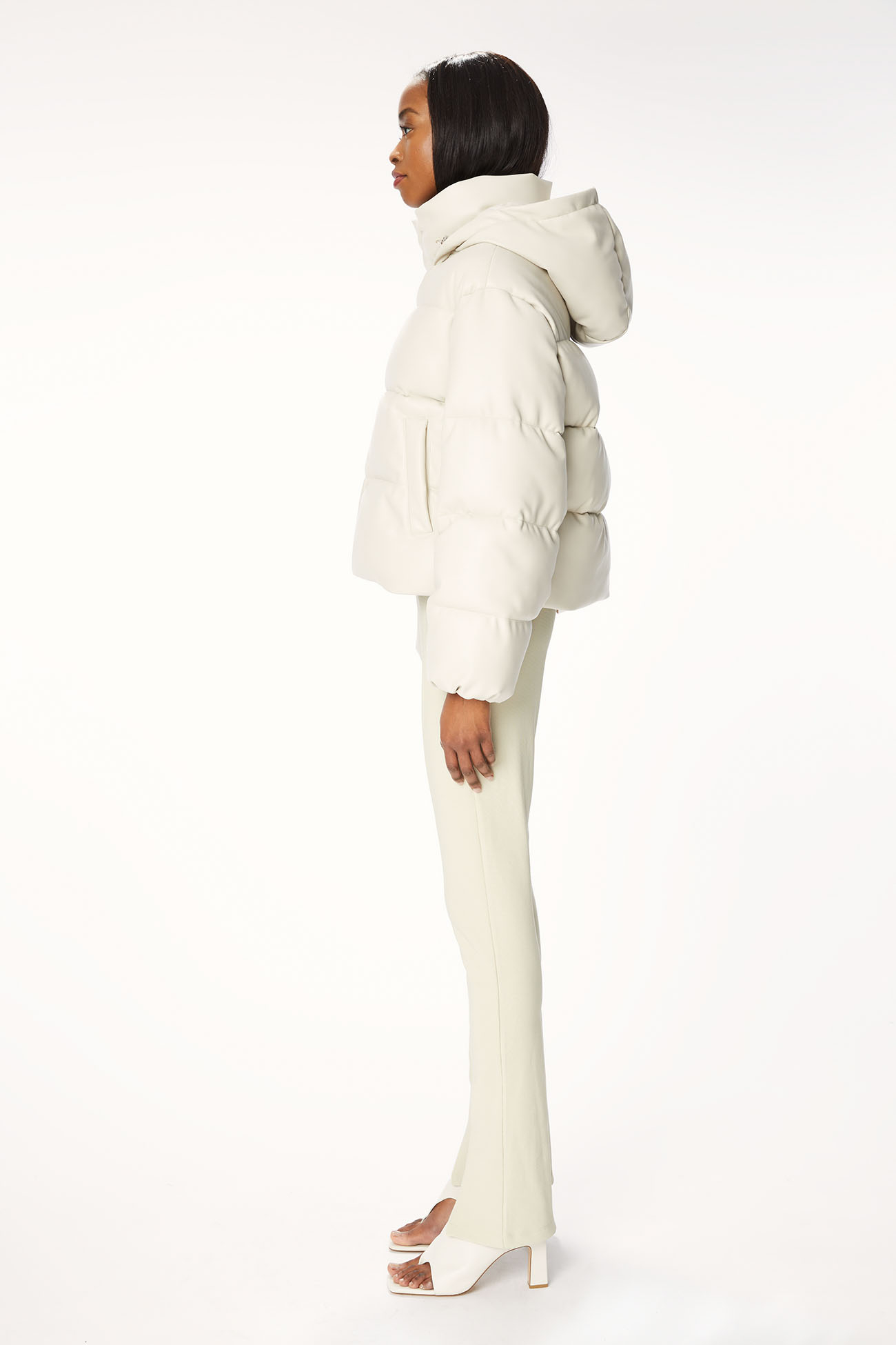 JACKET 9200 MADE IN ECO LEATHER - NATURAL WHITE - OOF WEAR