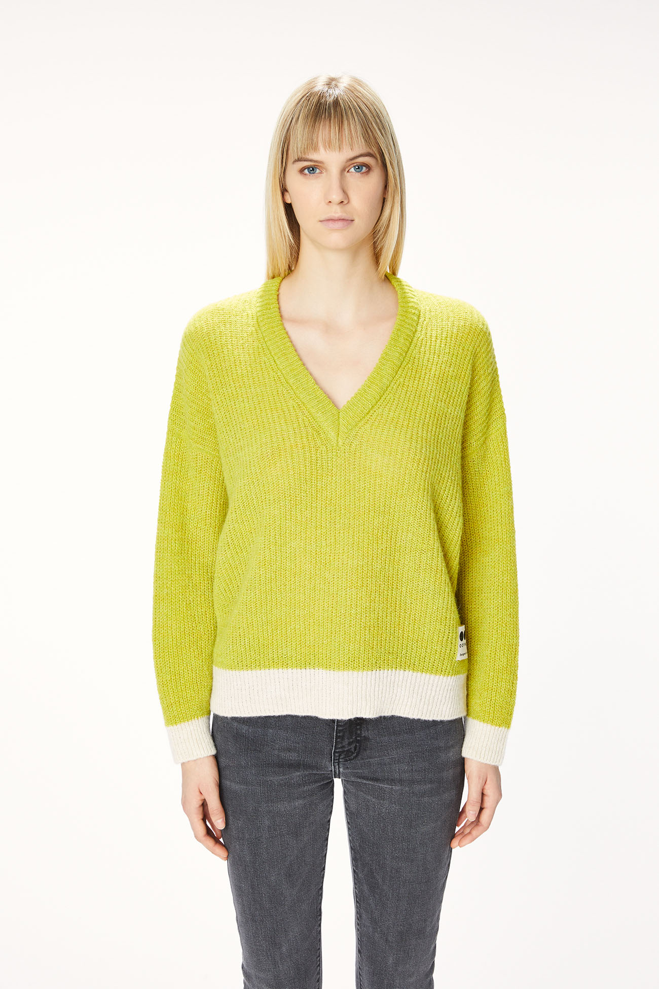 SWEATER 4046 MADE IN MOHAIR PLAIN - ACID GREEN - OOF WEAR