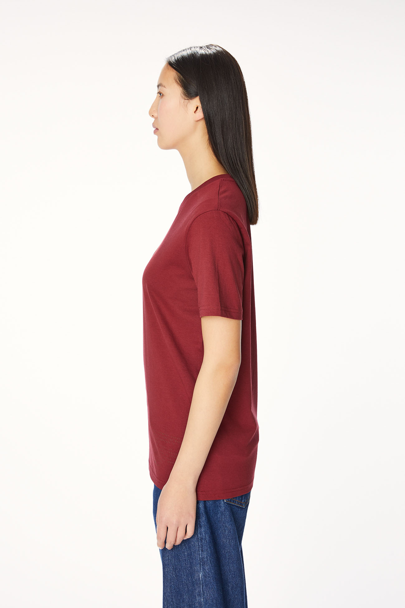 T-SHIRT 7026 MADE IN COTTON  - BORDEAUX - OOF WEAR
