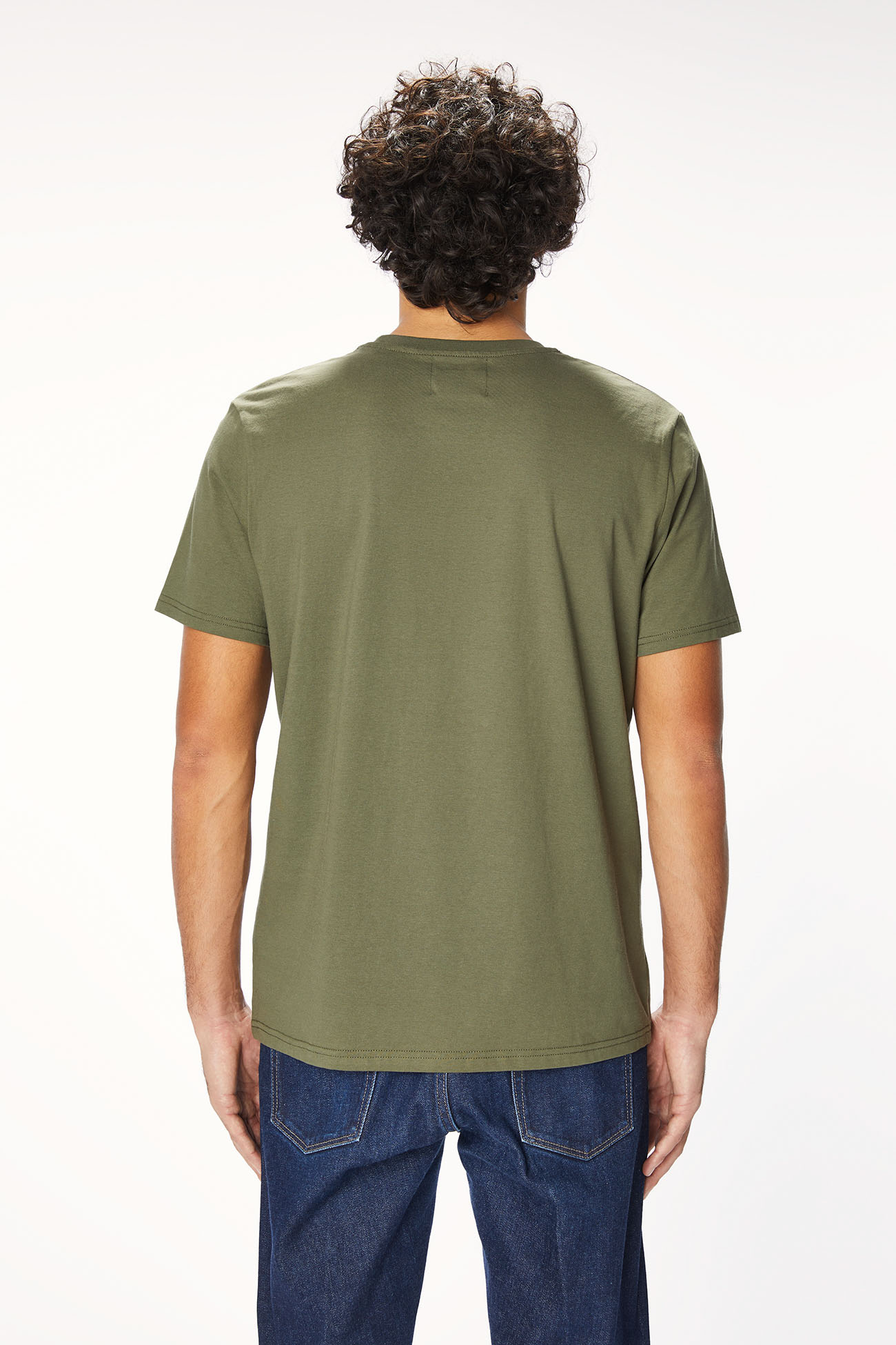 T-SHIRT 7026 MADE IN COTTON  - OLIVE GREEN - OOF WEAR