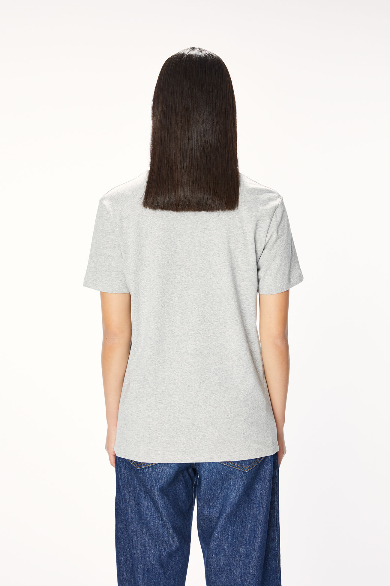 T-SHIRT 7026 MADE IN COTTON  - GRAY MELANGE - OOF WEAR