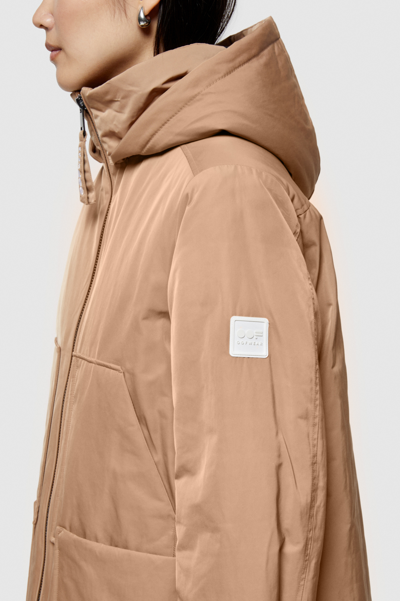 PARKA LUNGO 9094 IN NYLON MEMORY  - CAMMELLO - OOF WEAR