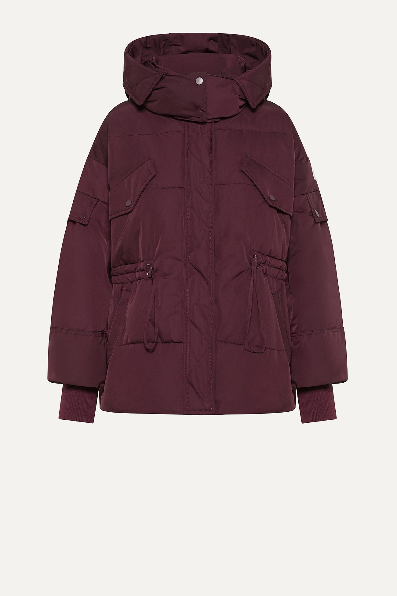 SHAPE MEMORY NYLON SHORT JACKET 9234 - PLUM - OOF WEAR