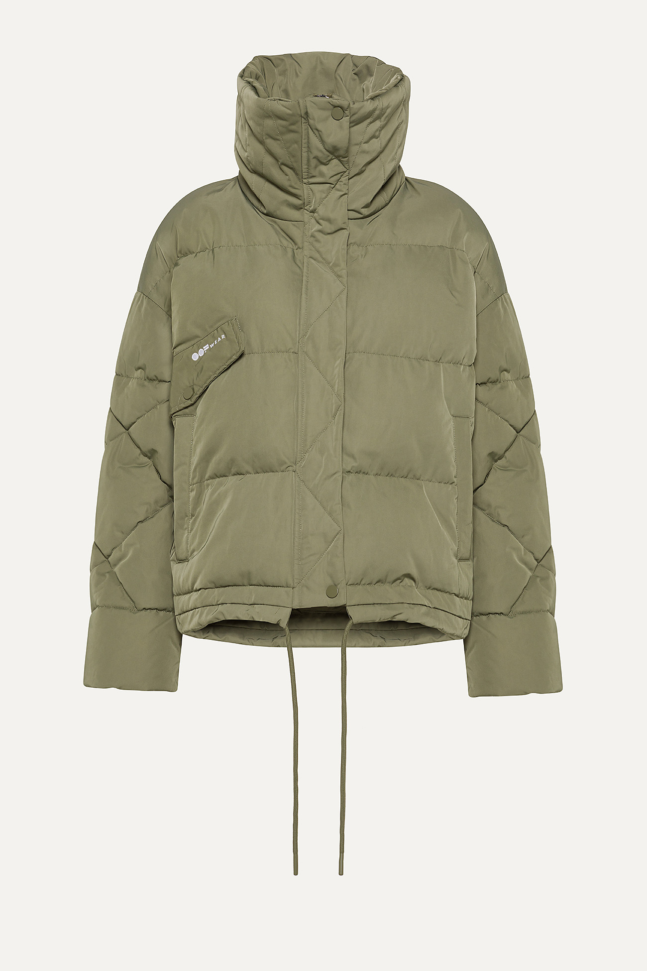 SHAPE MEMORY NYLON SHORT JACKET 9235  - ARMY GREEN - OOF WEAR