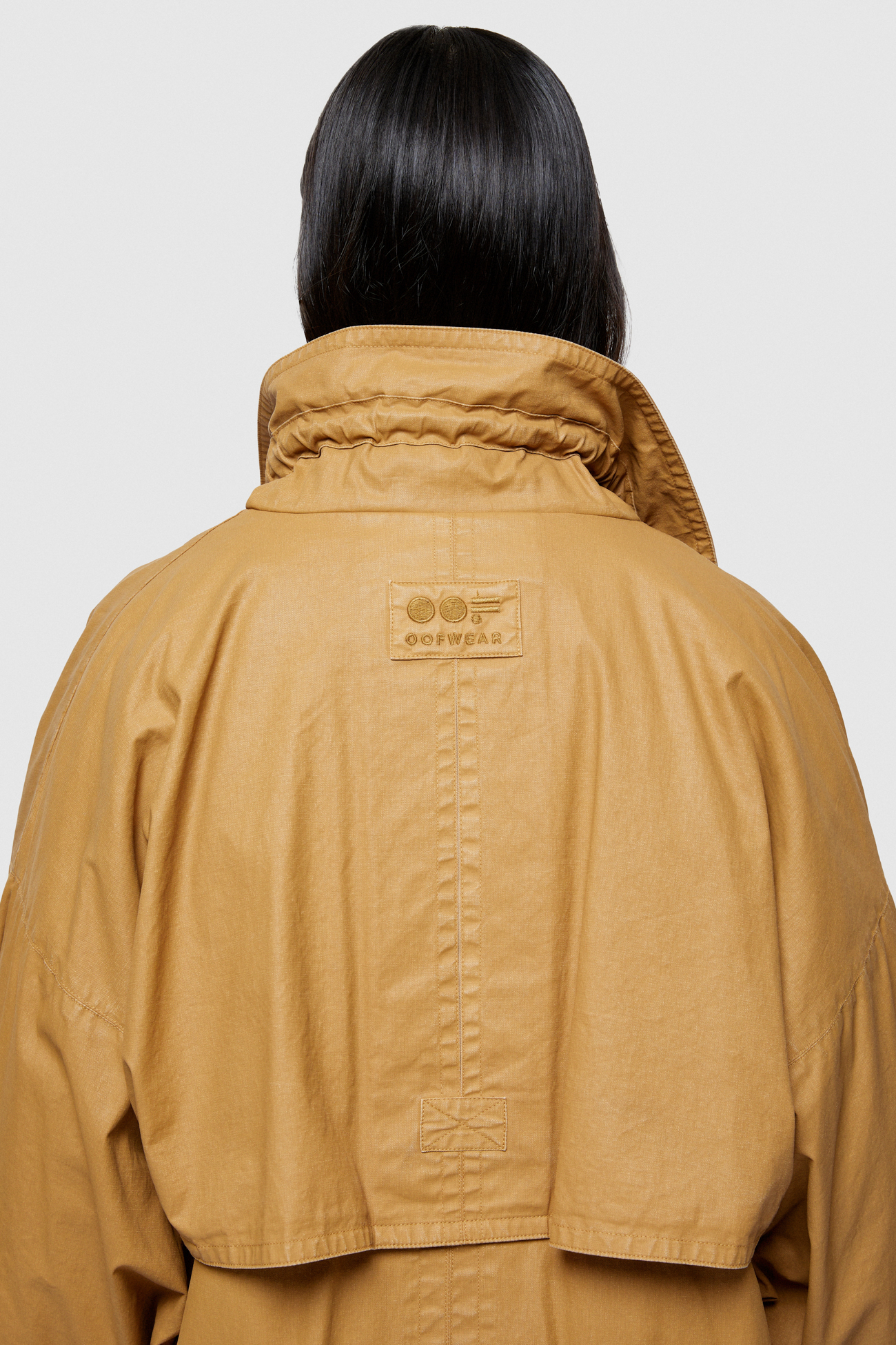 WAXED COTTON LONG JAKCET 9239 - CARAMEL - OOF WEAR