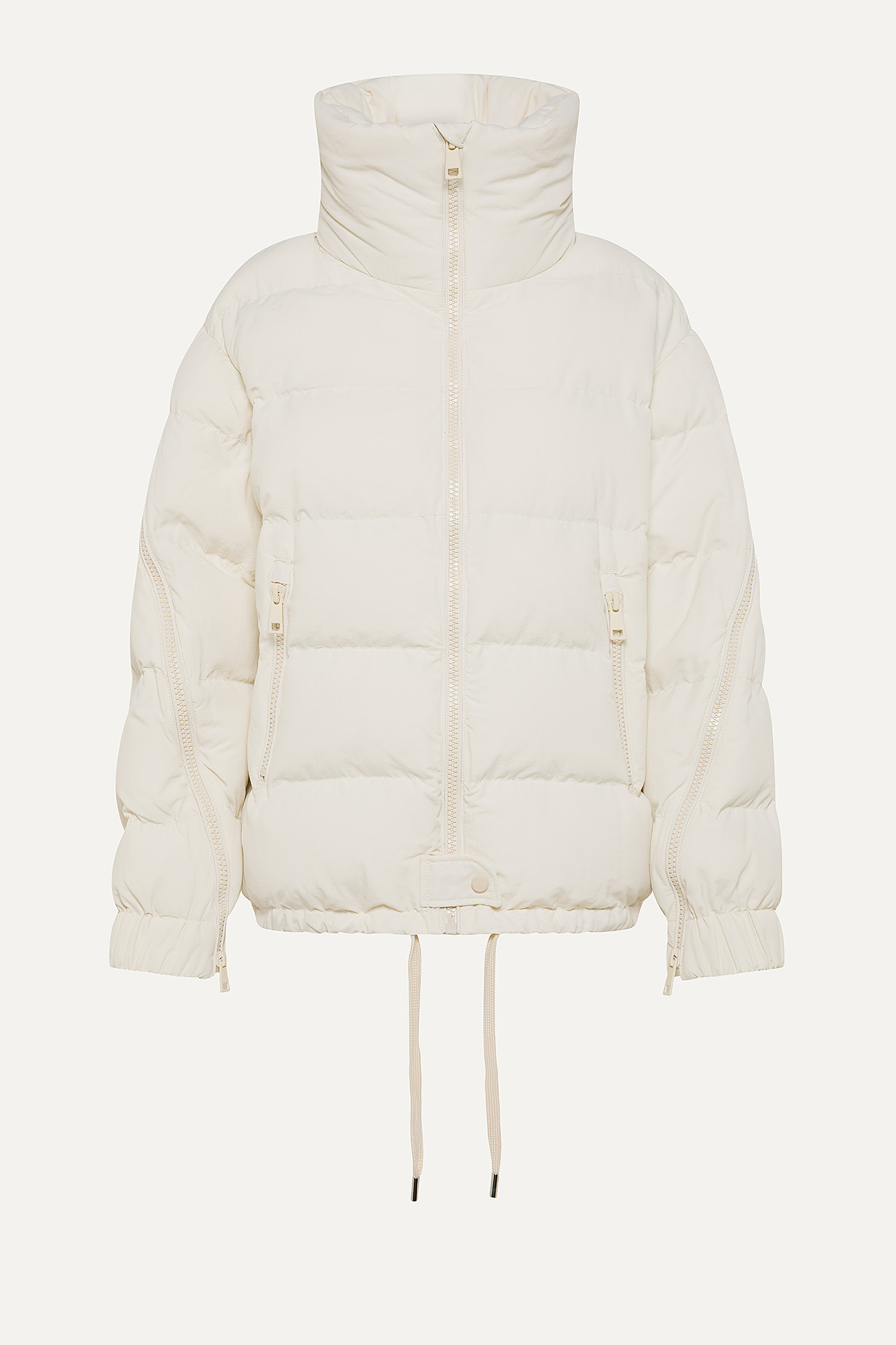 SHORT NYLON JACKET 9251 - IVORY - OOF WEAR