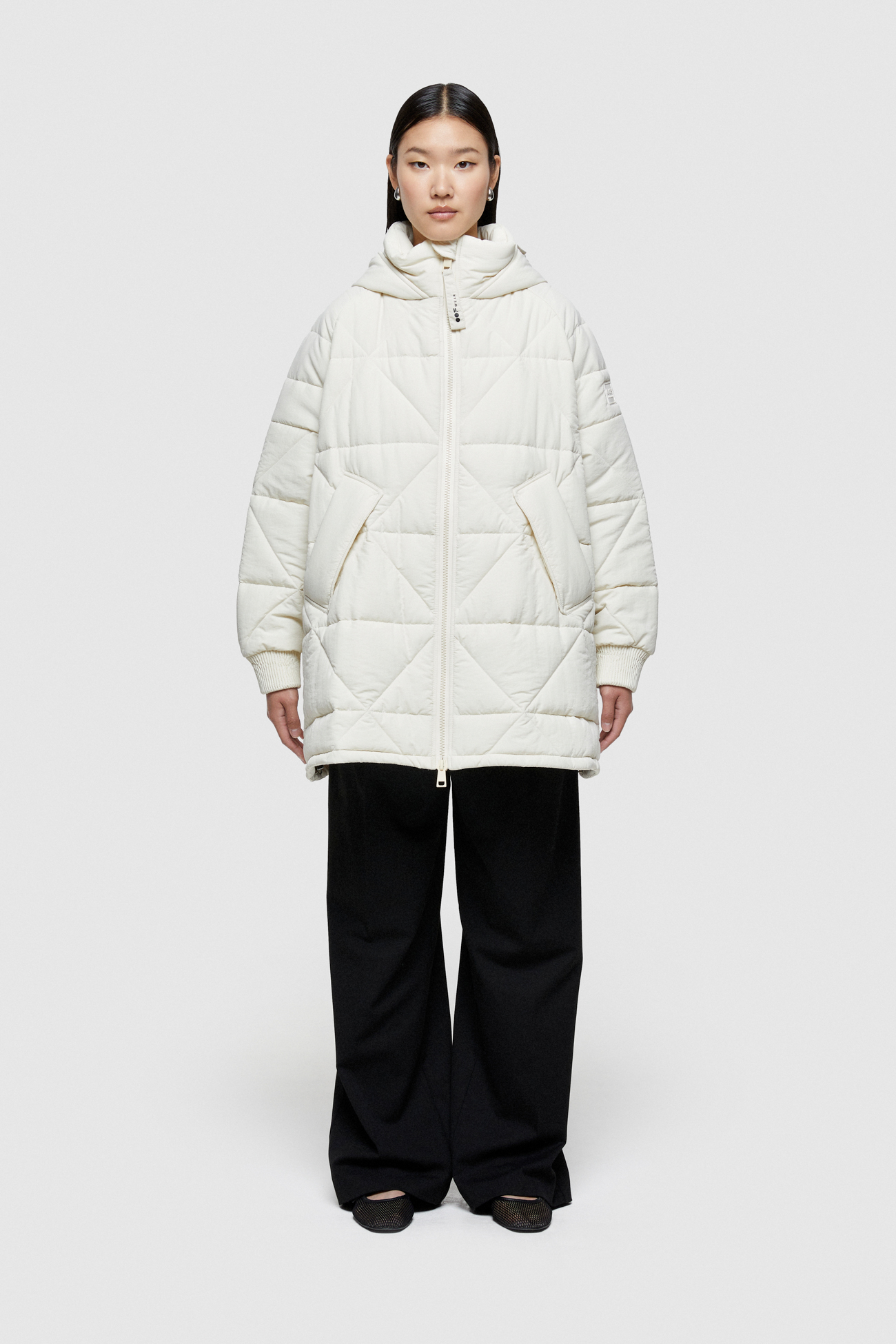 NYLON JACKET 9252  - IVORY - OOF WEAR