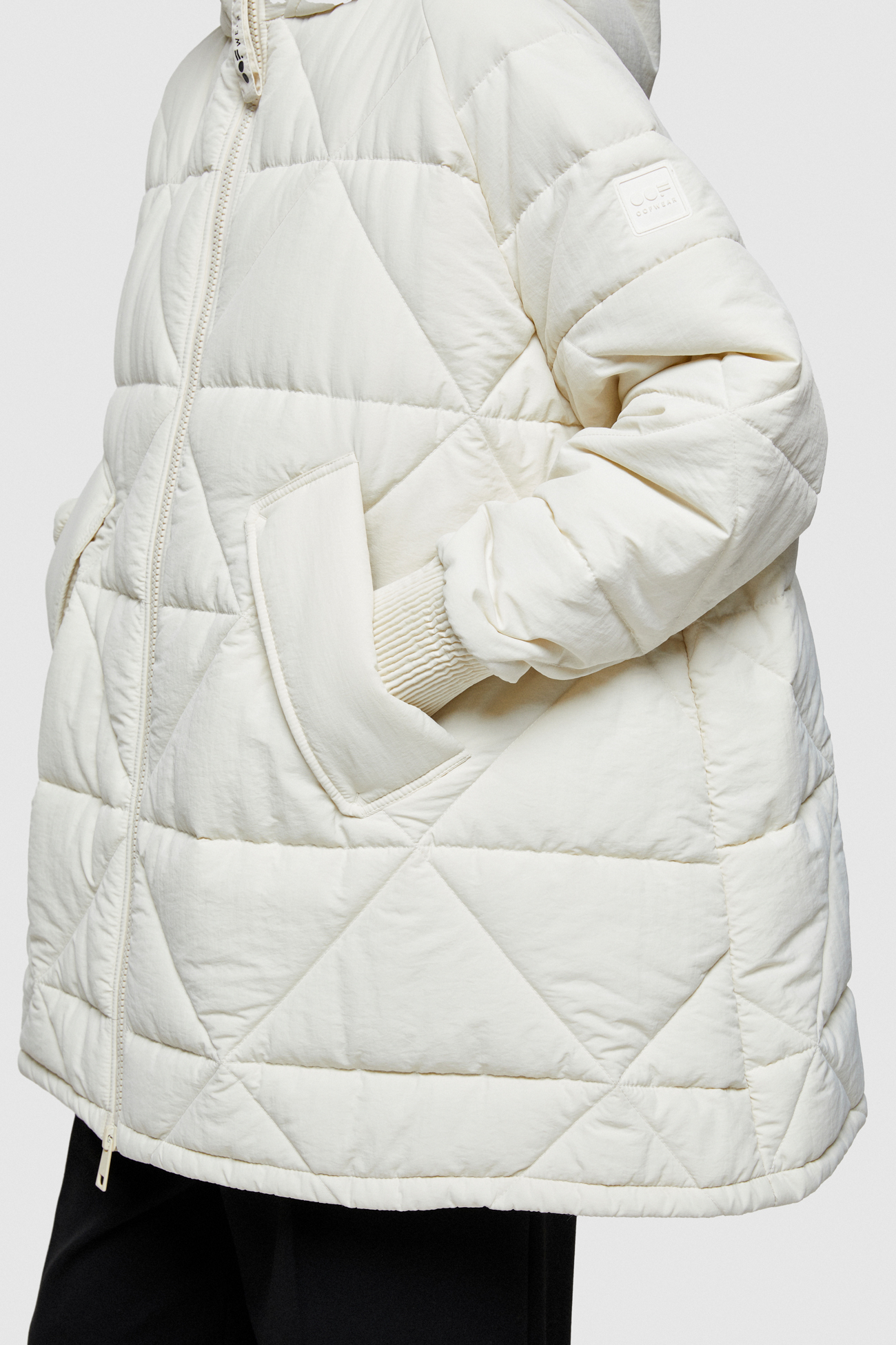 NYLON JACKET 9252  - IVORY - OOF WEAR