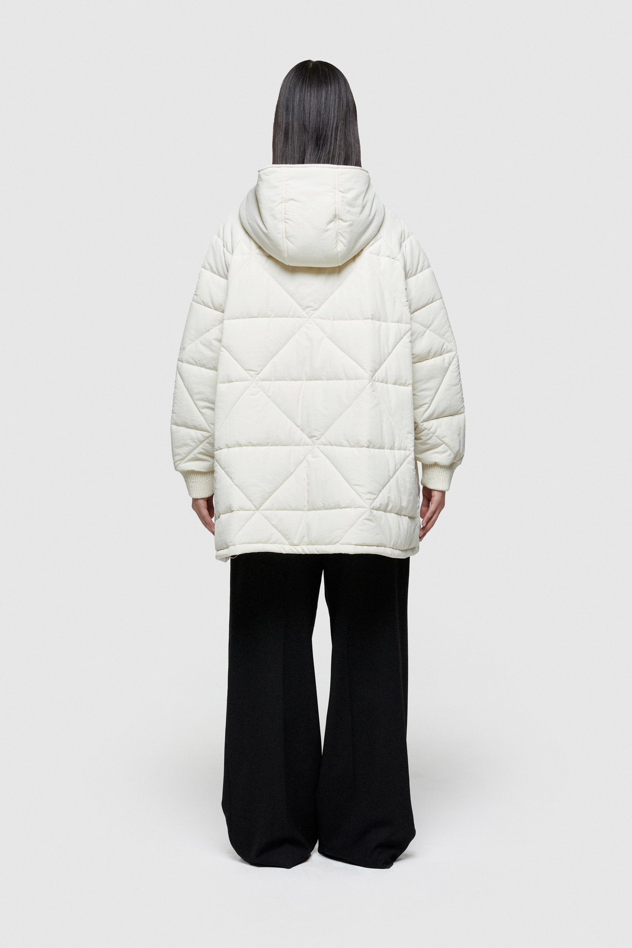 NYLON JACKET 9252  - IVORY - OOF WEAR