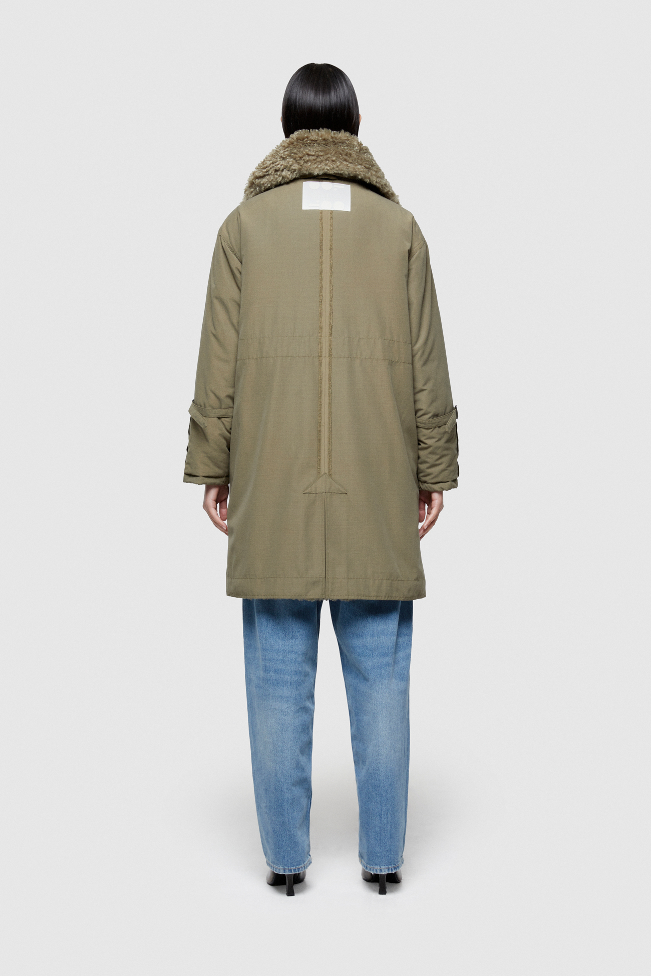 PARKA 9254 IN COTONE - OLIVE/MILITARY - OOF WEAR