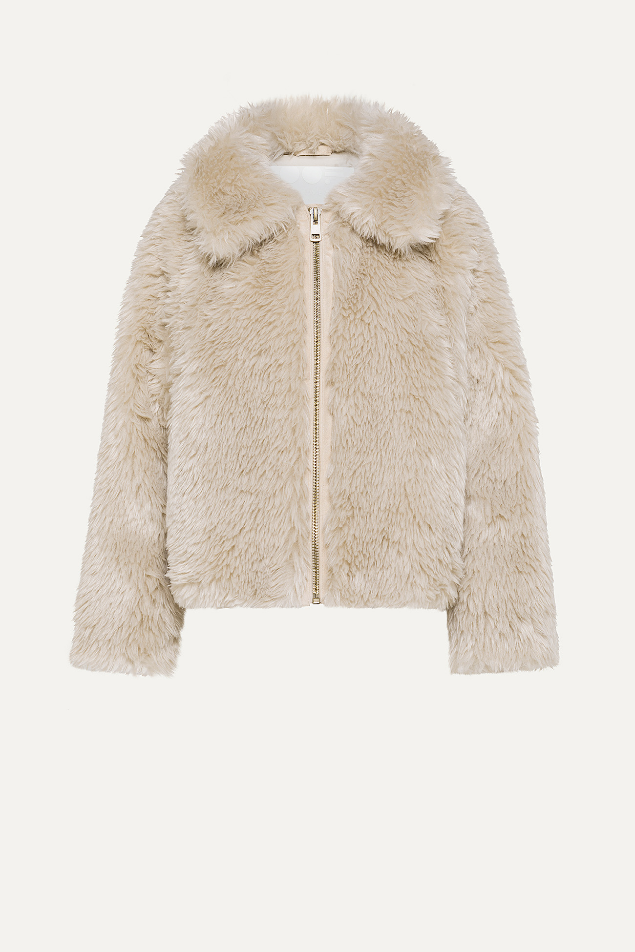 FAUX FUR SHORT JACKET 9258  - PEACH - OOF WEAR