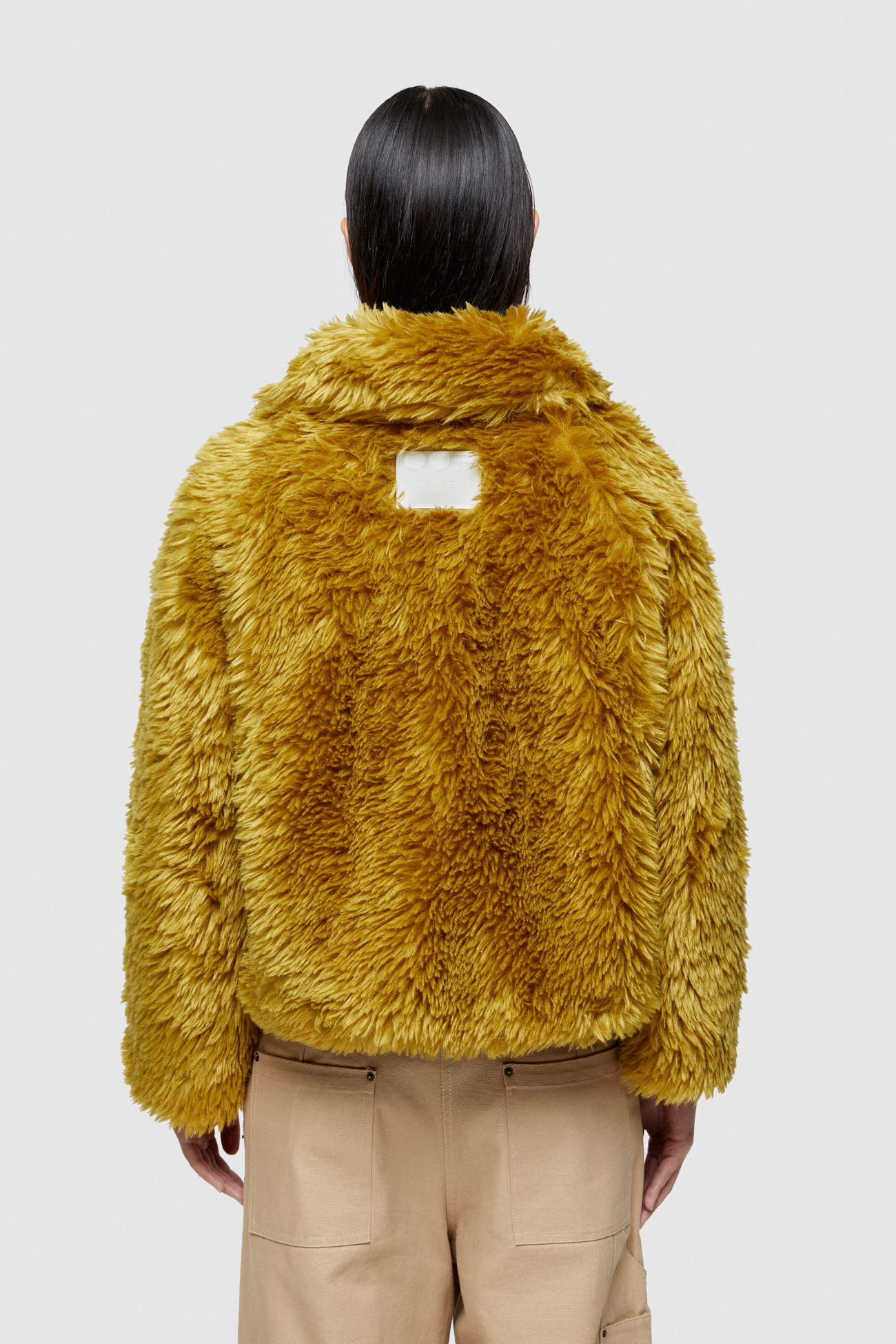 FAUX FUR SHORT JACKET 9258  - OIL - OOF WEAR