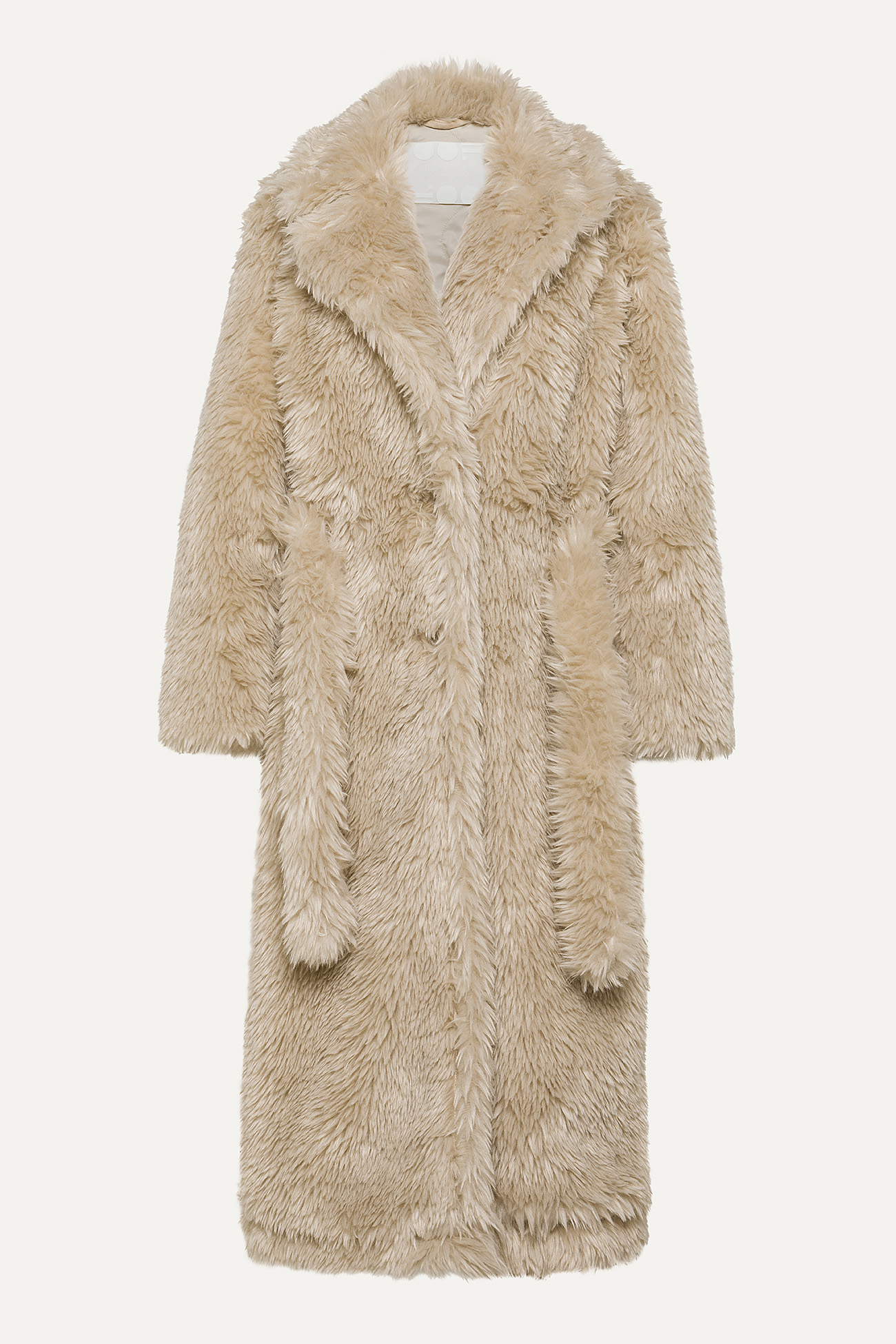 ECO-FUR LONG COAT 9259  - PEACH - OOF WEAR