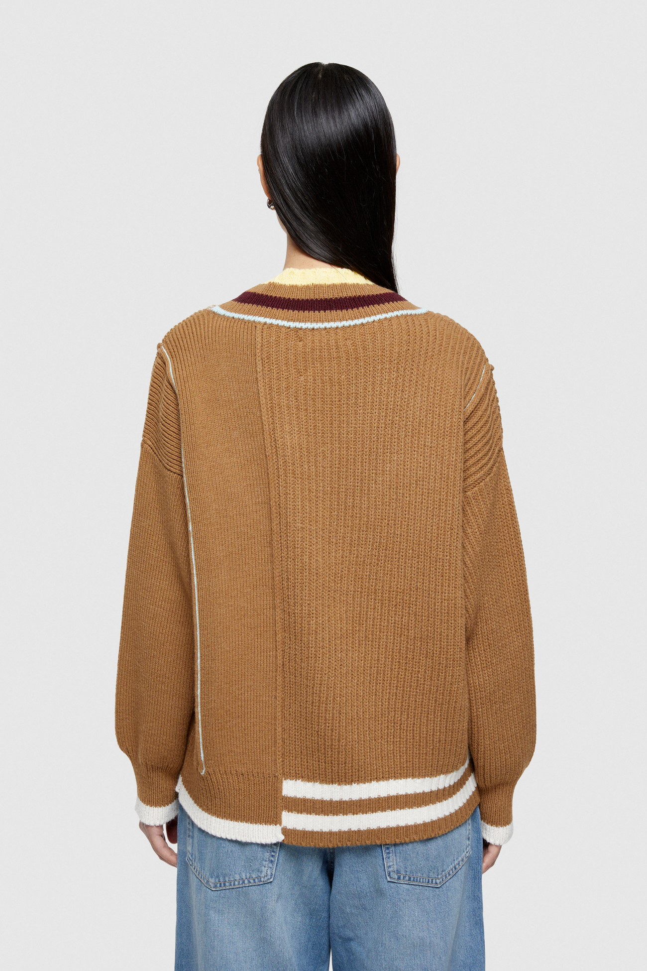 MOHAIR WOOL BLEND SWEATER  4073 - ALMOND - OOF WEAR