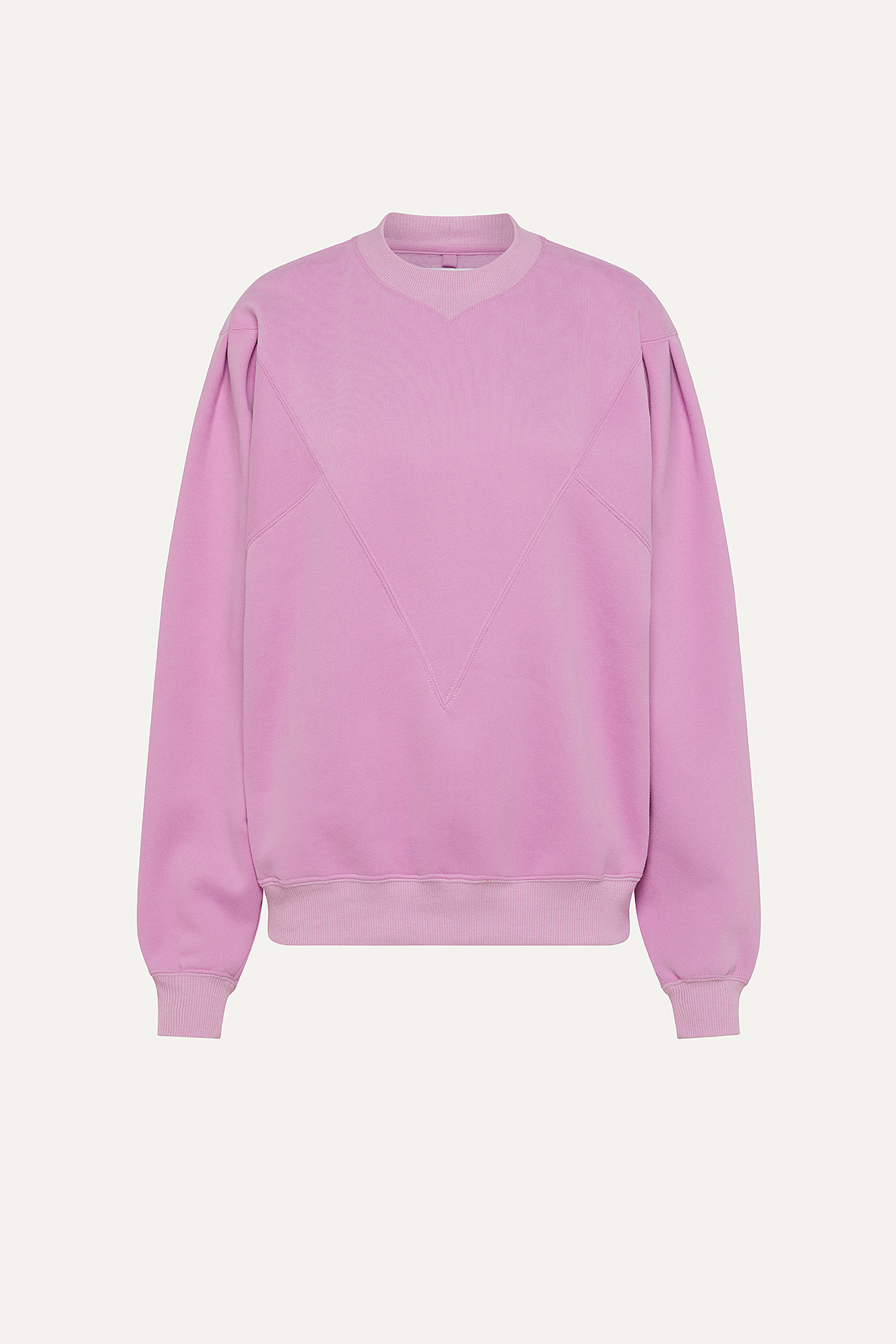 BRUSHED SWEATSHIRT WITH LOGO 4068  - CANDY - OOF WEAR