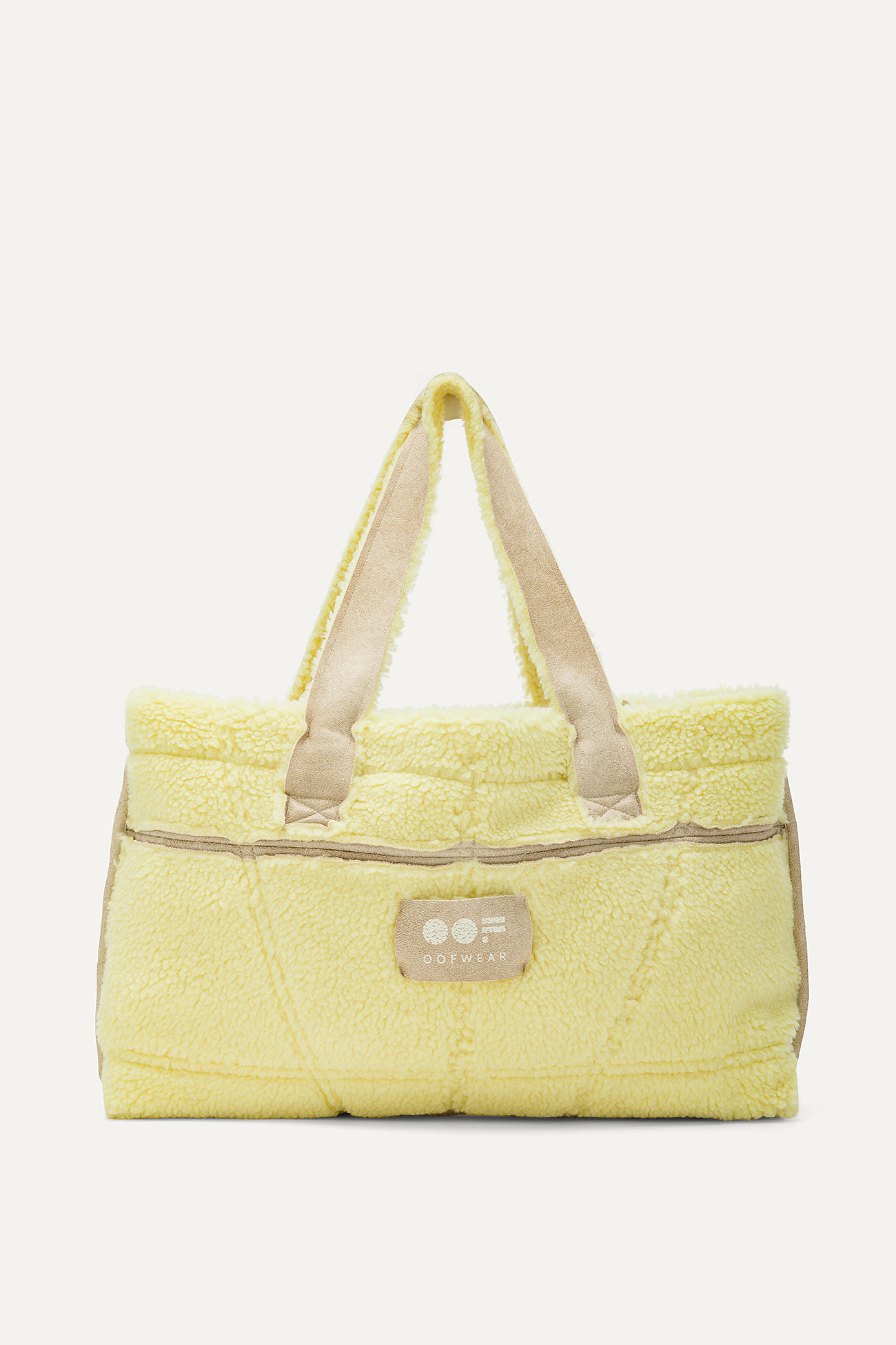 BORSA REVERSIBILE 3091 IN ECO-MONTONE - GREGGIO/BANANA - OOF WEAR